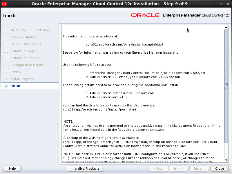 install oracle enterprise manager for mac